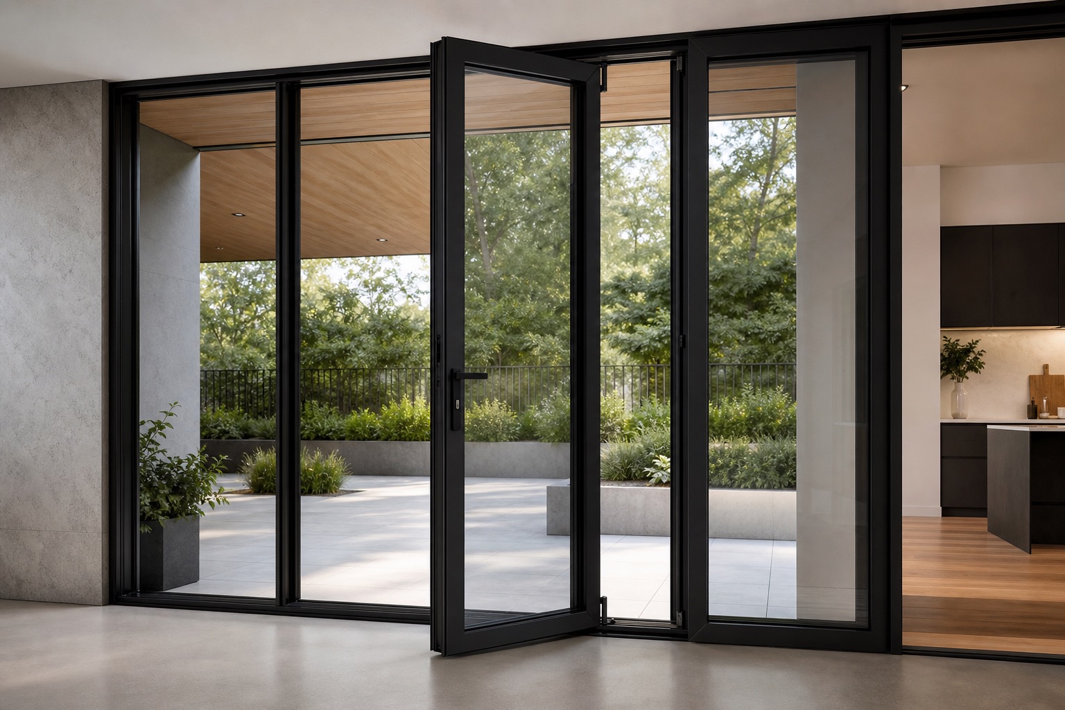 Premium aluminum system door for modern homes